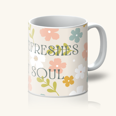 He Refreshes My Soul - Mug - Image 2