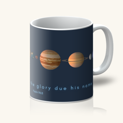 Solar System Year Text 2025 - Mug - Image 2