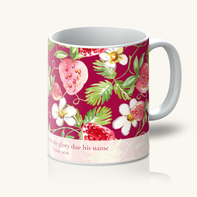 Strawberry Year Text 2025 - Mug - Image 2