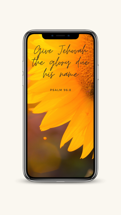 Mobile Wallpaper (Sunflower) - 2025 Year Text