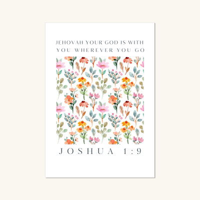 Jehovah Is With You - Unframed Print - Image 2