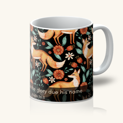 Woodland Fox Year Text 2025 - Mug - Image 2