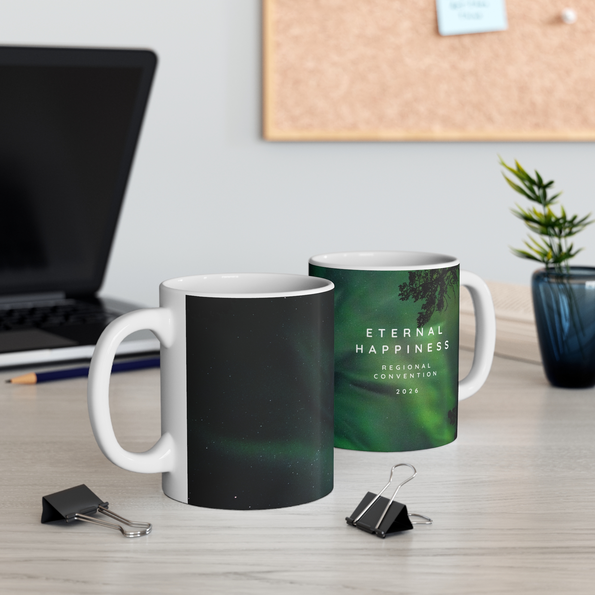 Eternal Happiness 2026 Convention Northern Lights Mug - Image 4