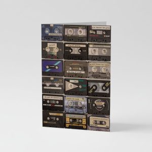 Retro original songs JW greeting card