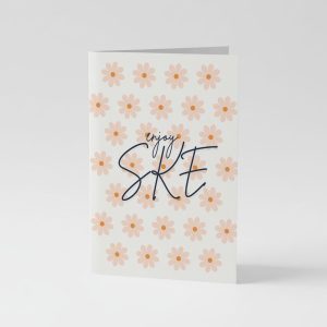 Enjoy SKE Floral Greeting Card