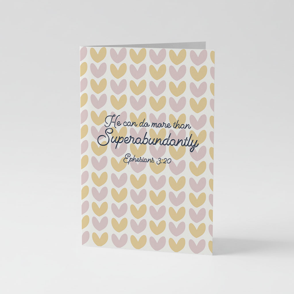 He Can Do More Than Superabundantly Card