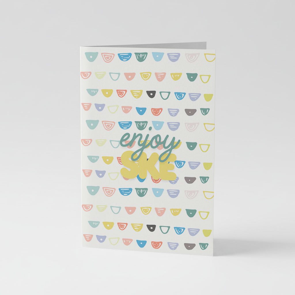 Enjoy SKE Colourful Card