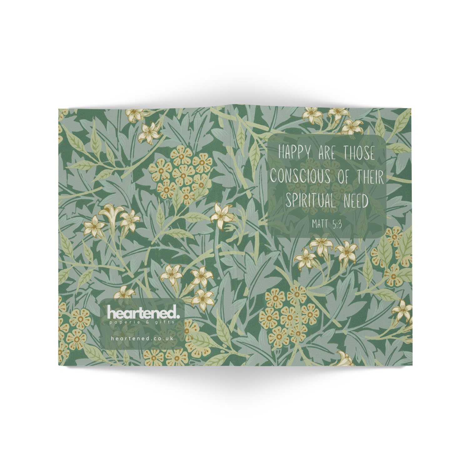 Happy Are Those Conscious of Their Spiritual Need, 2026 Jasmine Notebook