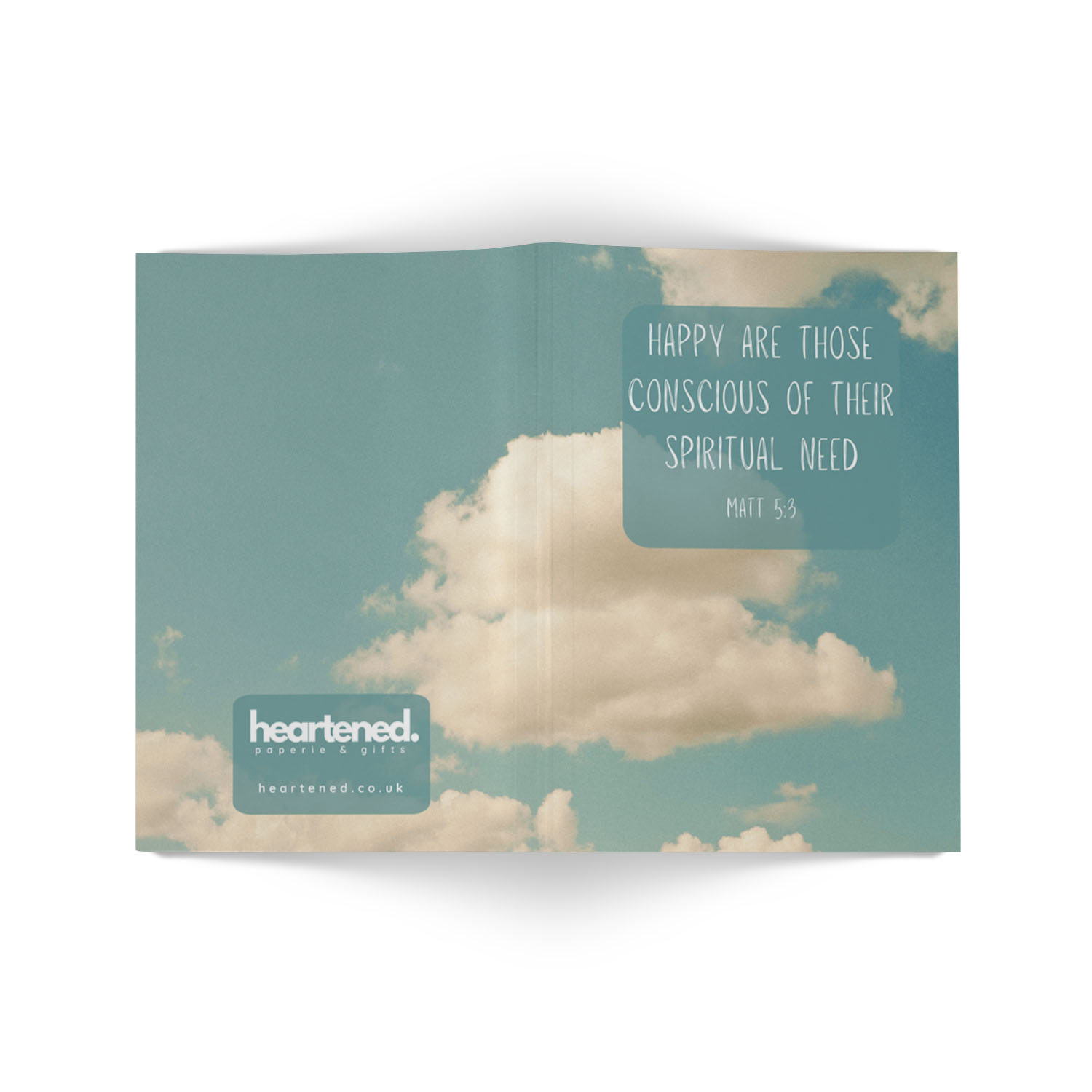 Happy Are Those Conscious of Their Spiritual Need, 2026, Cloud, Notebook