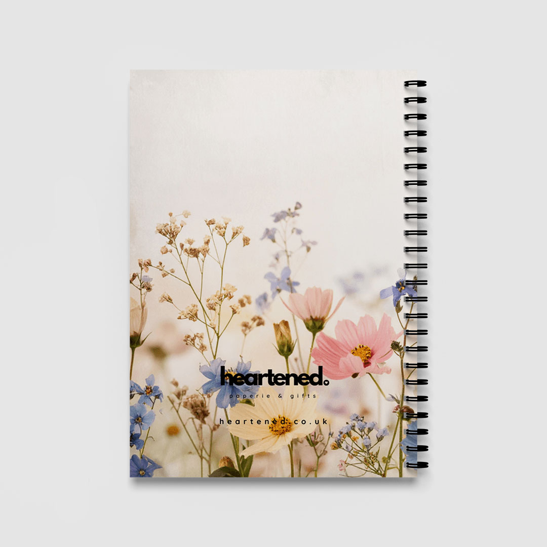 SKE 2026 Floral A5 Spiral Bound Notebook