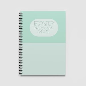 Pioneer School 2026 Spiral Bound A5 Green Notebook