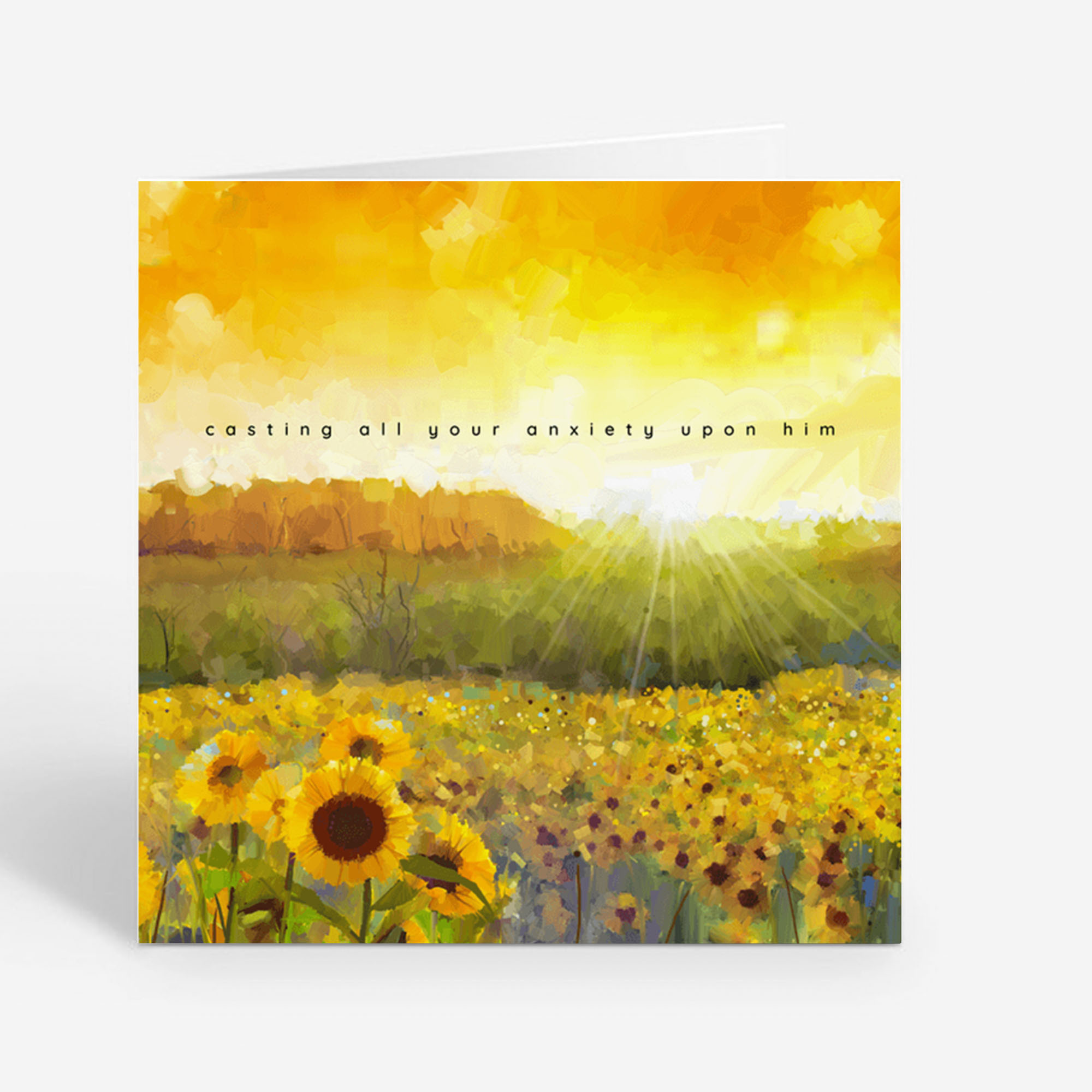 Casting All Your Anxiety Christian Encouragement Card