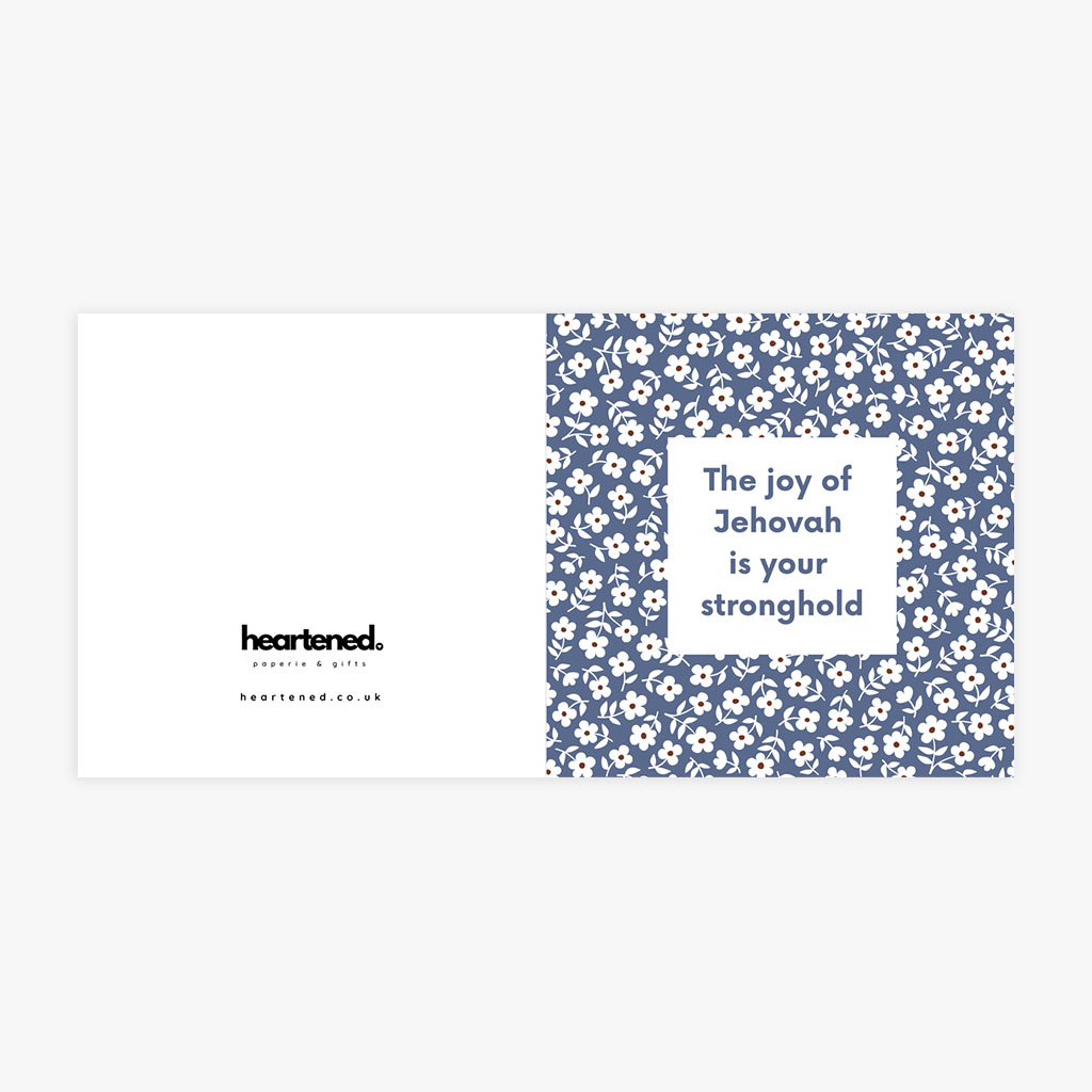 The Joy of Jehovah Christian Encouragement Card