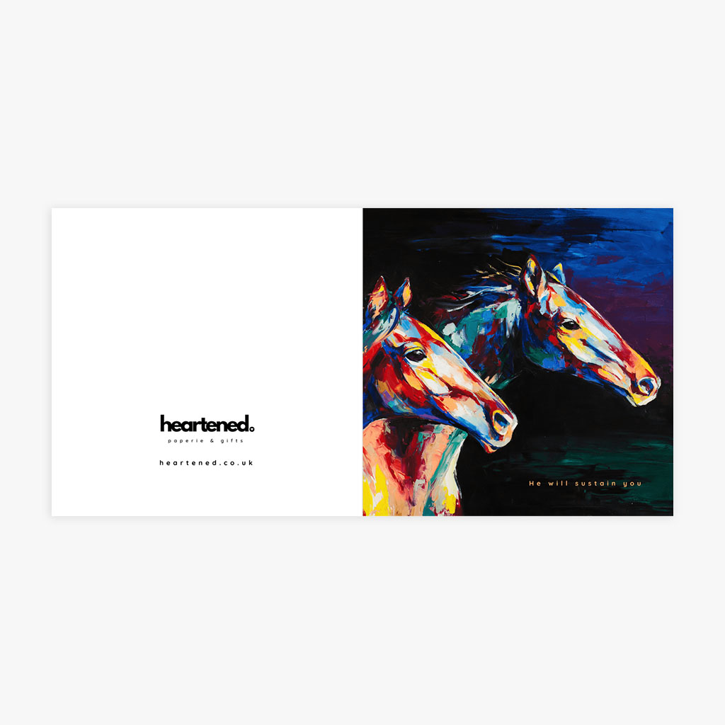 He Will Sustain You Christian Encouragement Card