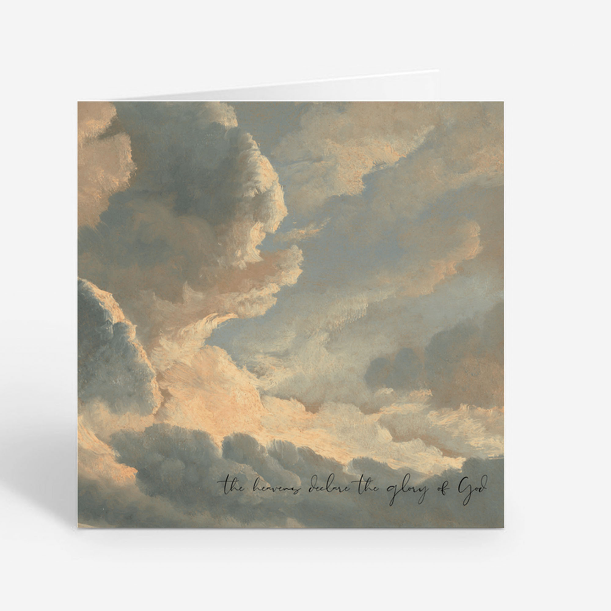 The Heavens Declare the Glory of God Scripture Card