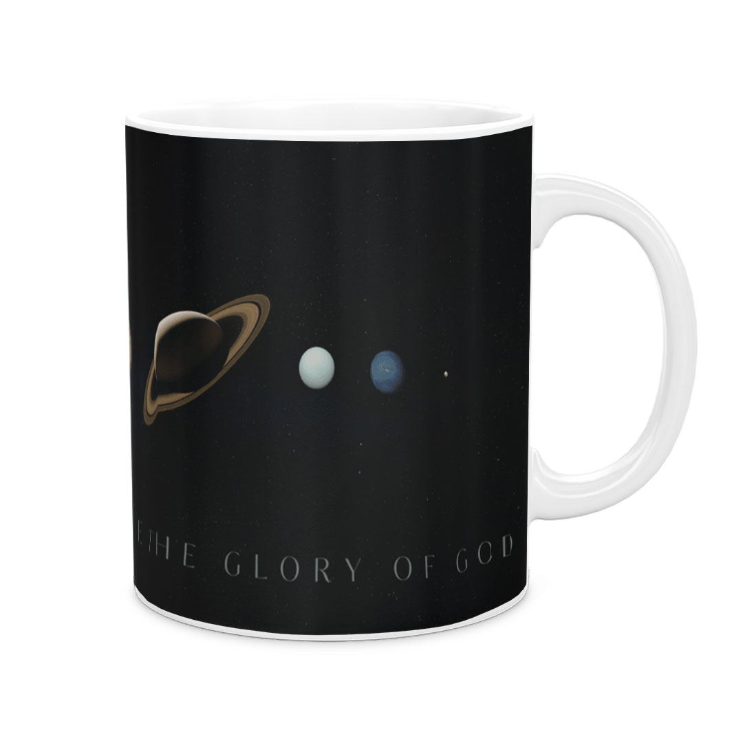 The Heavens Declare the Glory of God, Planets Mug