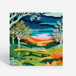 Just Around the Corner 6x6 Card