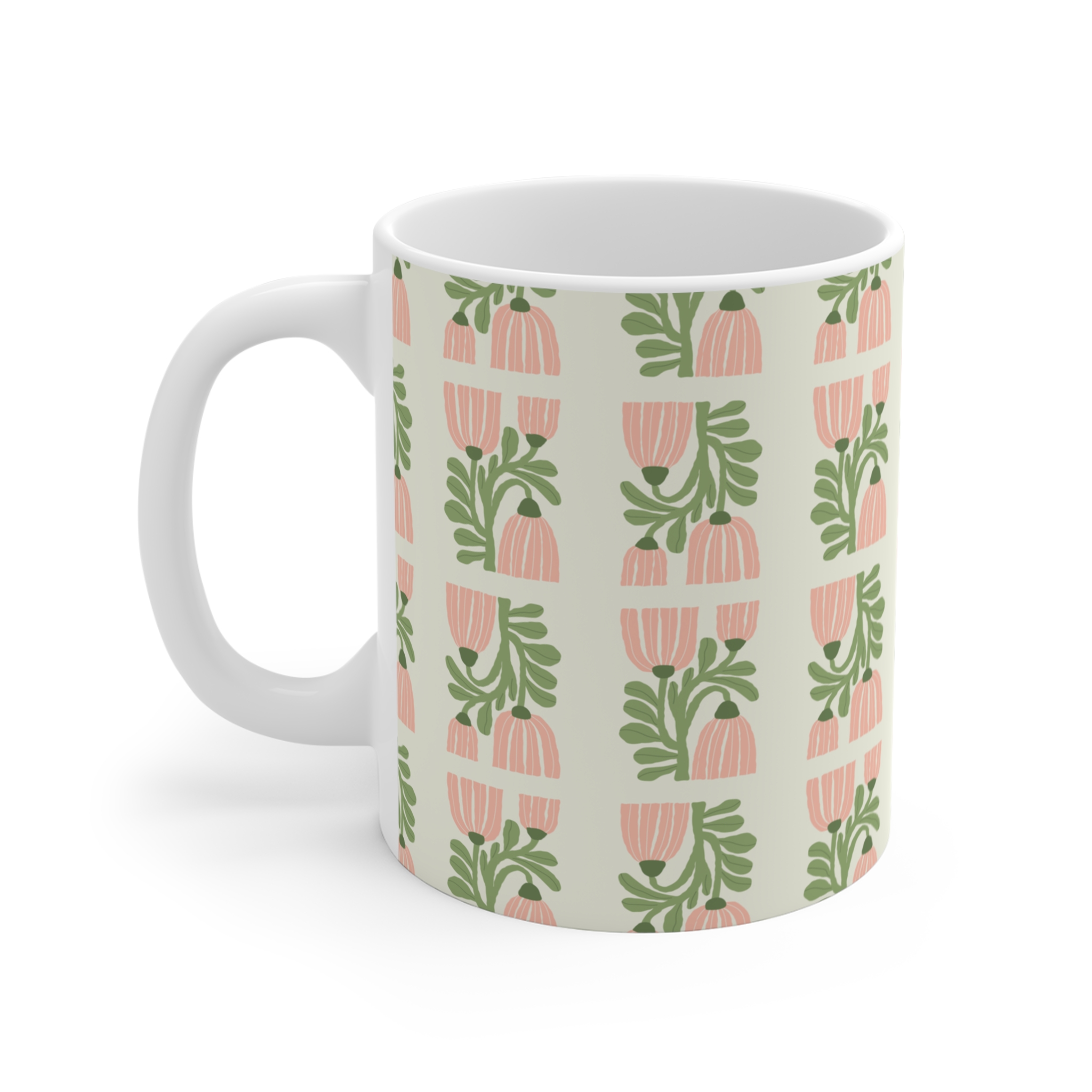 Eternal Happiness 2026 Convention Pink Botantical Mug - Image 3