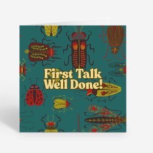 First talk, well done JW encouragement christian greeting card