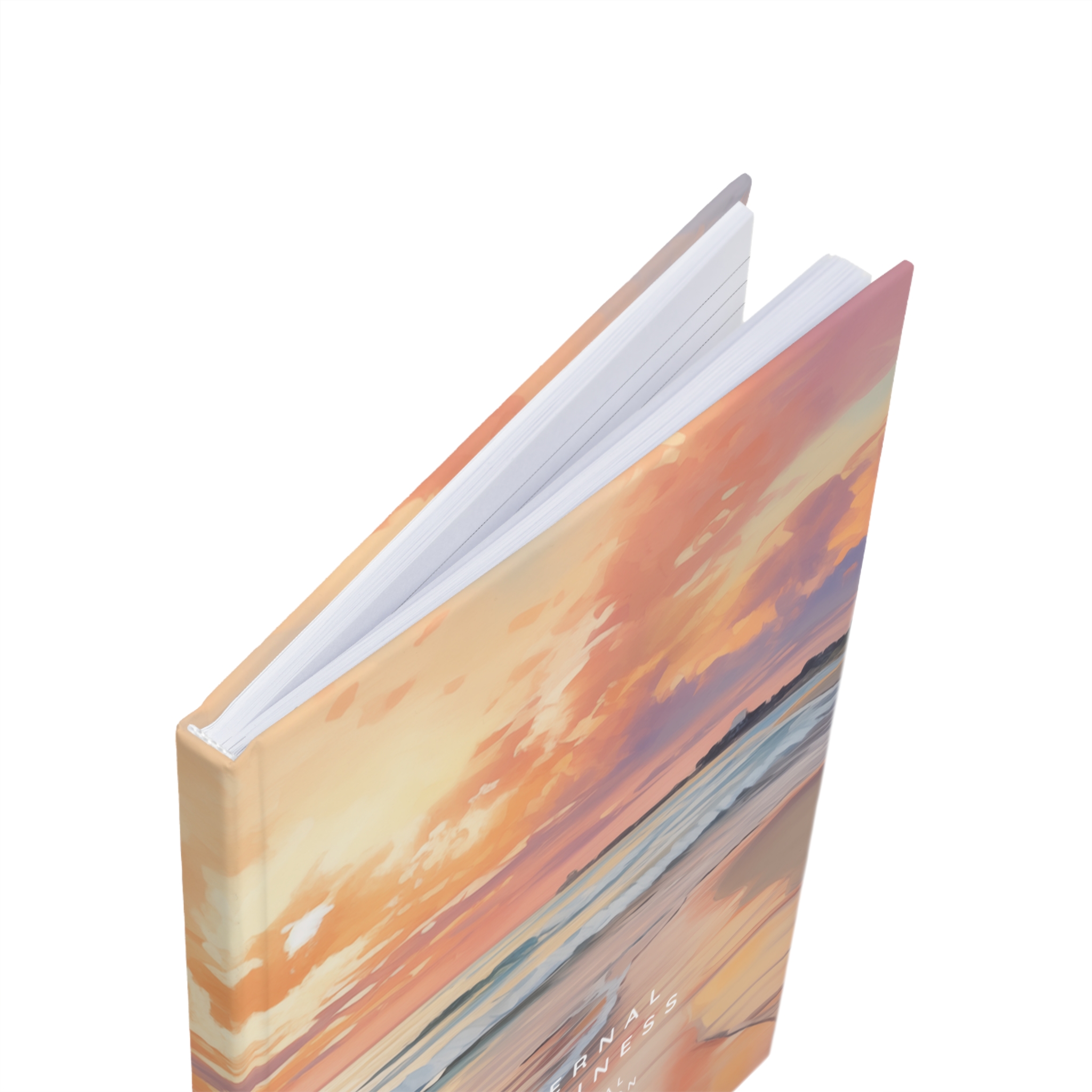Eternal Happiness 2026 A5 Sunset Beach Hardback Journal - Image 4