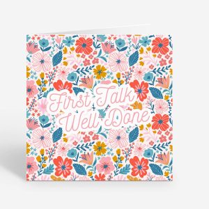 Well done, first talk JW card