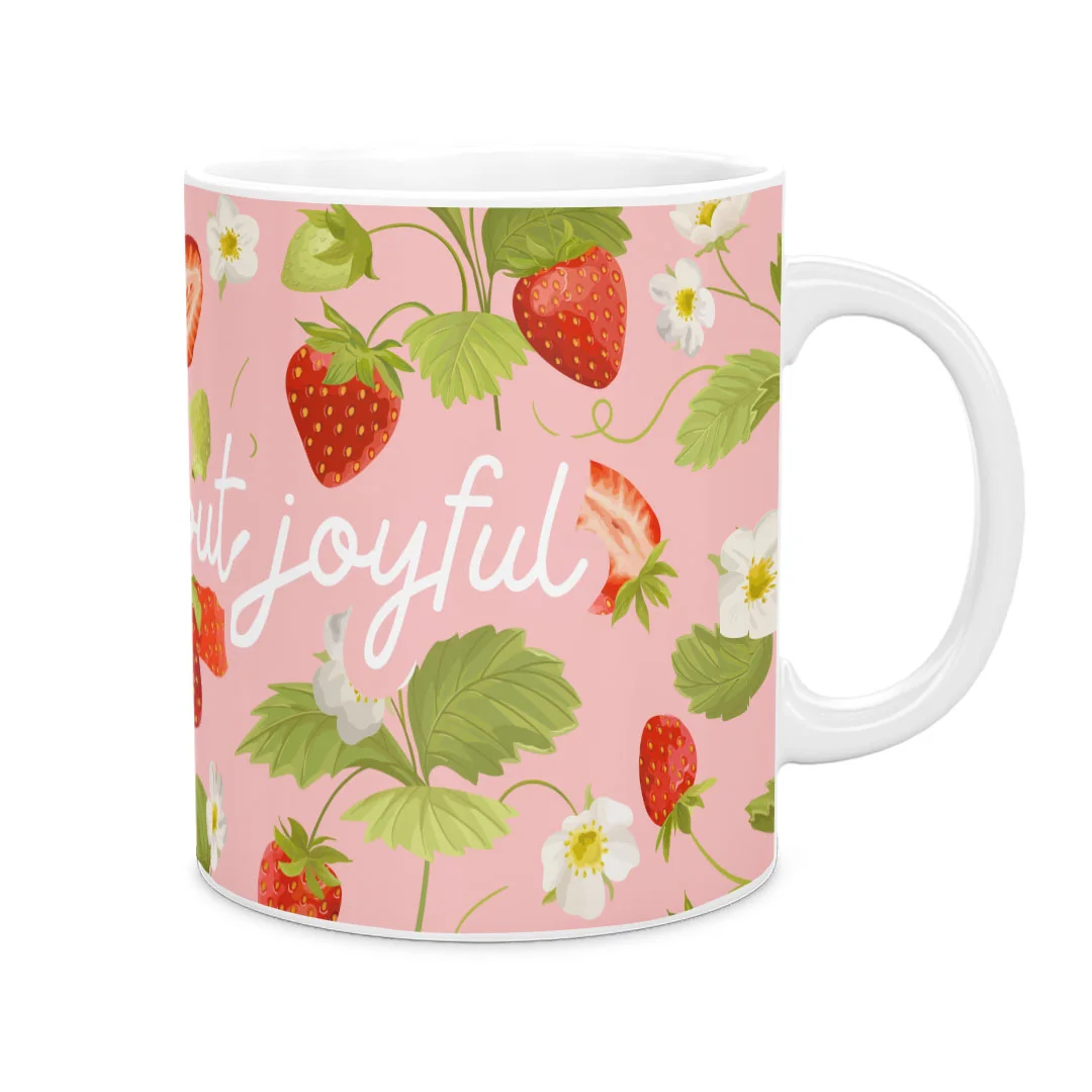 Nothing But Joyful Strawberry Mug