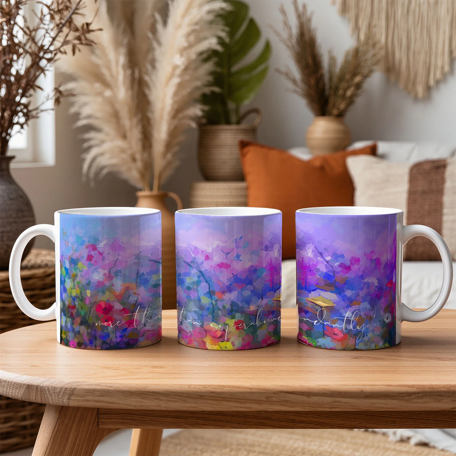 More Than Superabundantly Floral Mug