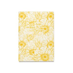 Rejoice in the hope hardback journal notebook