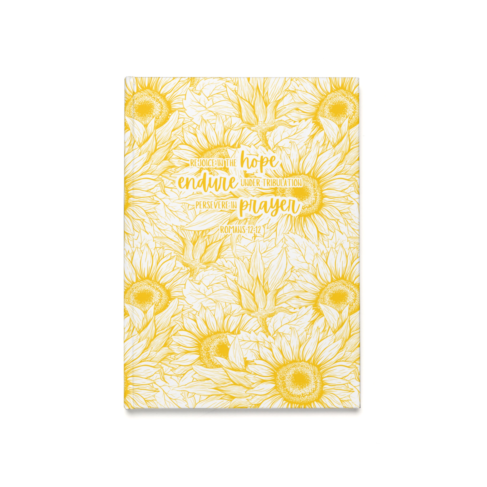 Rejoice in the hope hardback journal notebook