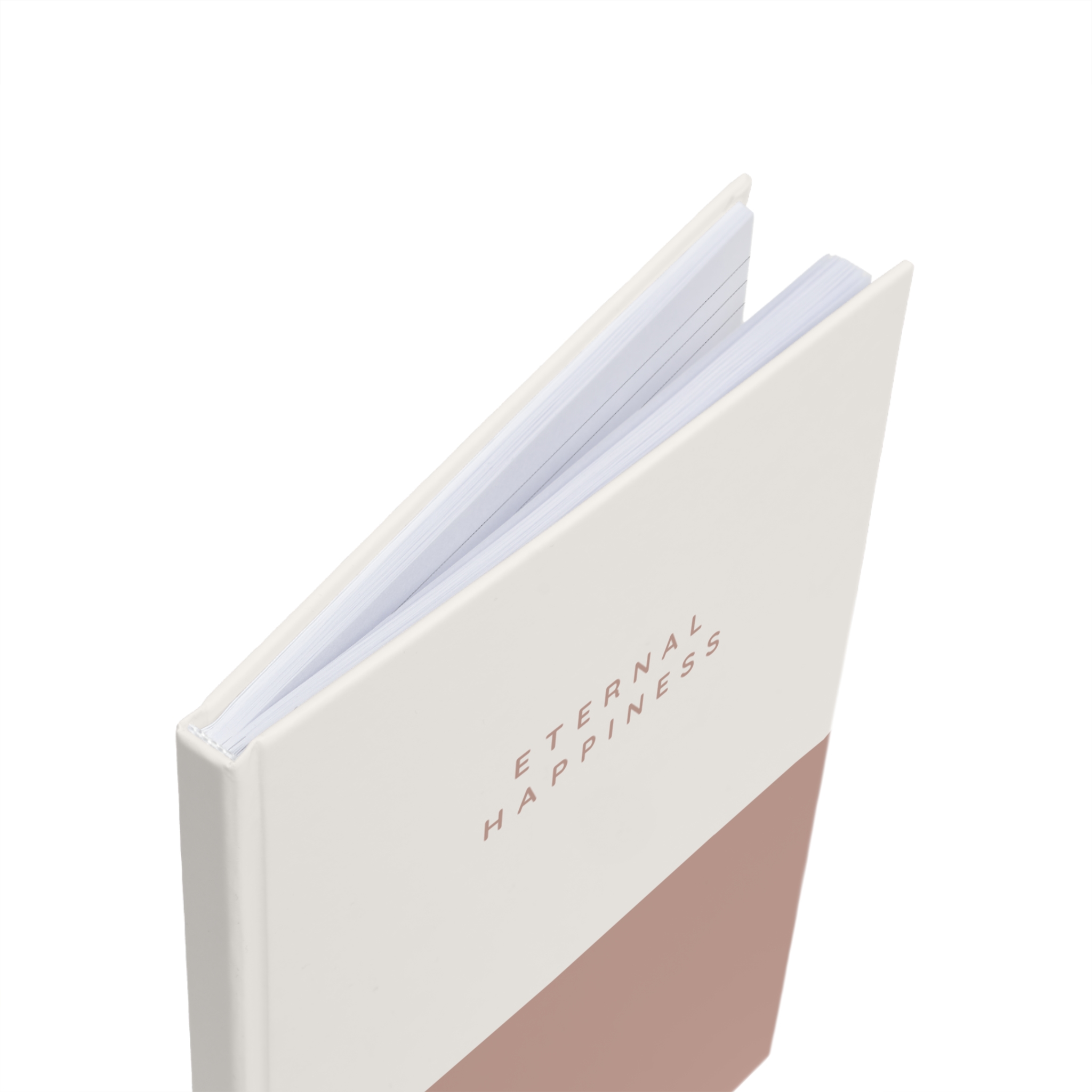 Eternal Happiness 2026 A5 Minimal Pink Hardback Journal - Image 3