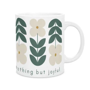 Nothing But Joyful Floral Mug