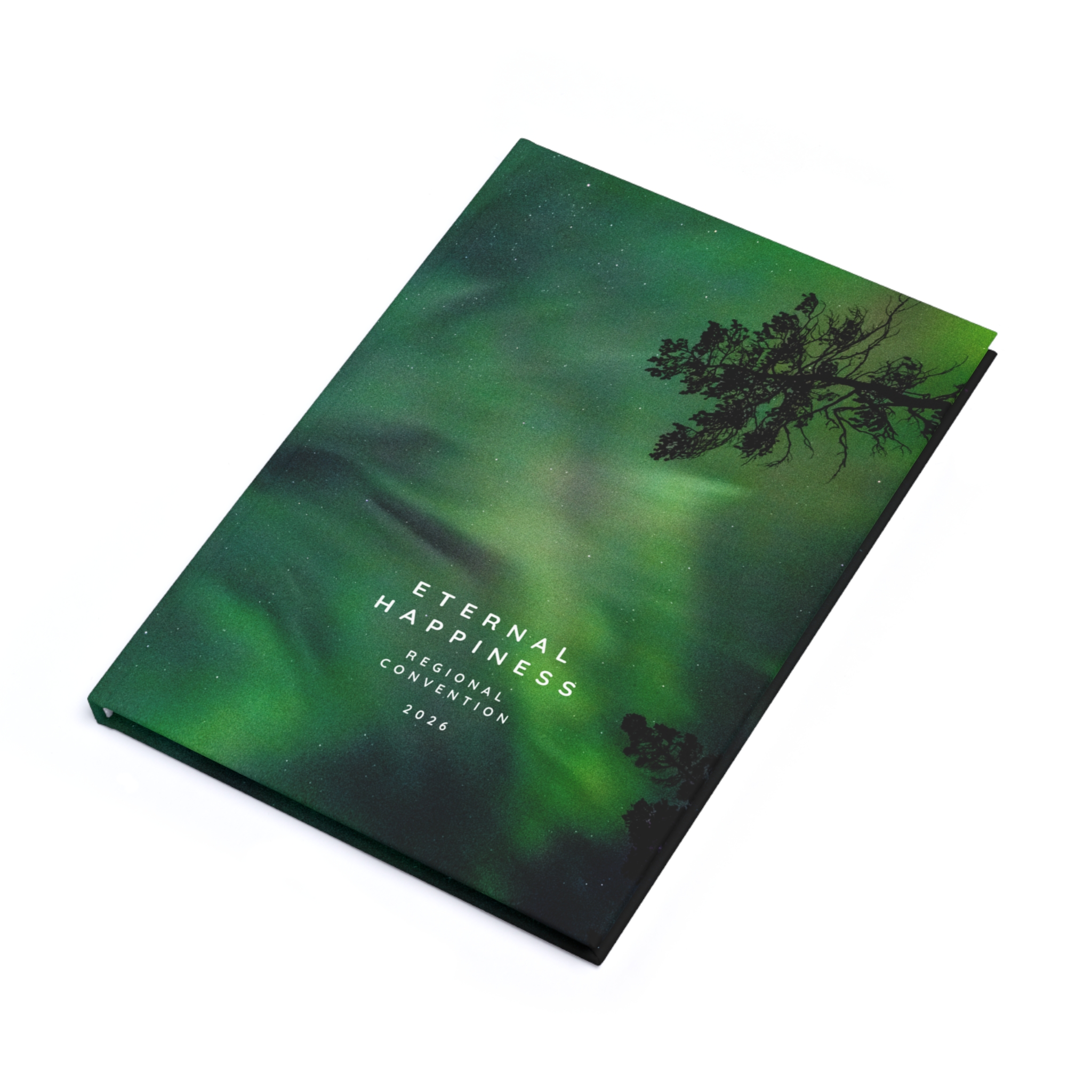 Eternal Happiness 2026 A5 Northern Lights Hardback Journal - Image 4