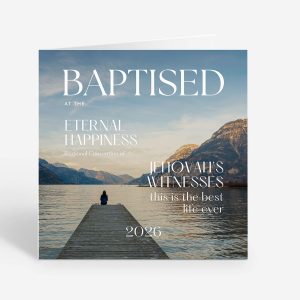 Baptism Card 2026 Regional Convention JW