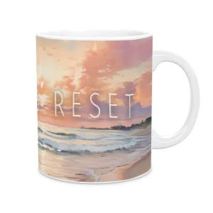 Pause and Reset Coastal Mug