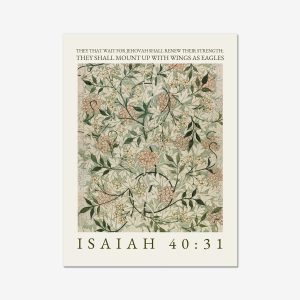 Wings of eagles chiristian wall art print