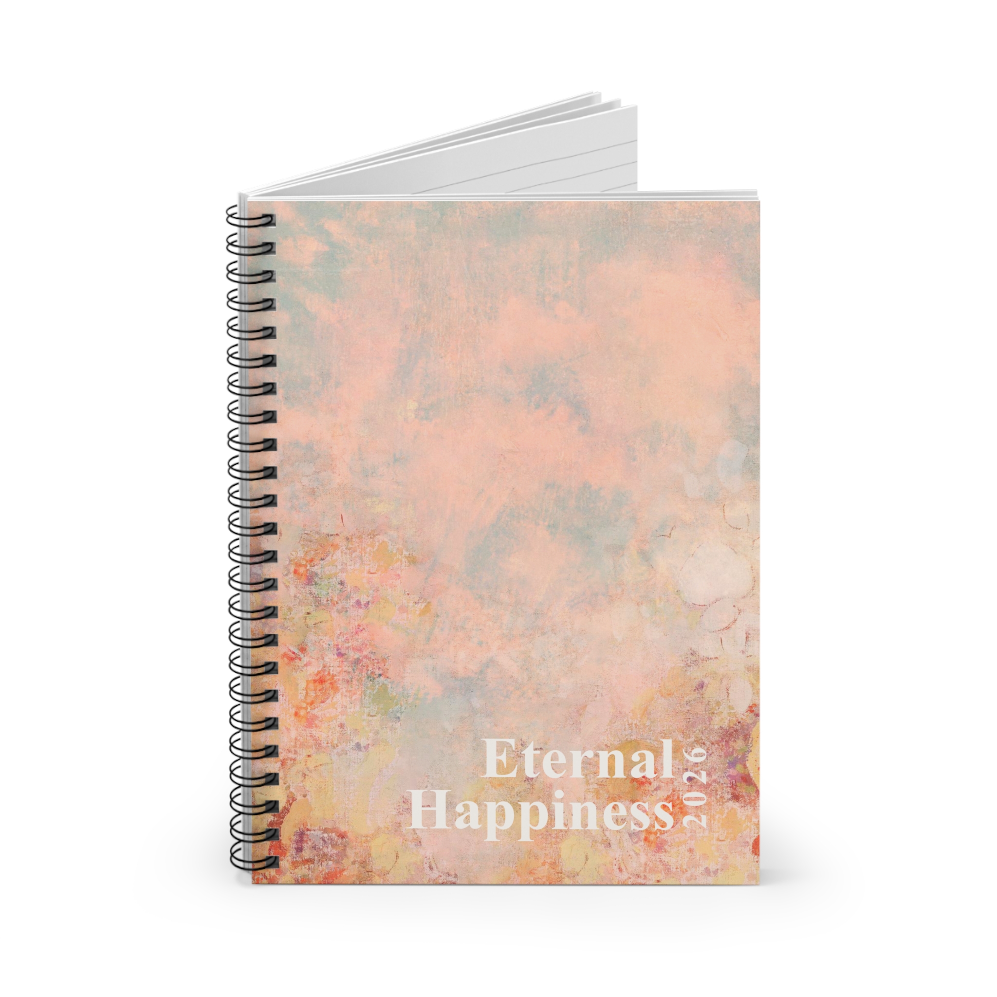 Eternal Happiness 2026 Spiral Bound Abstract Notebook - Image 2