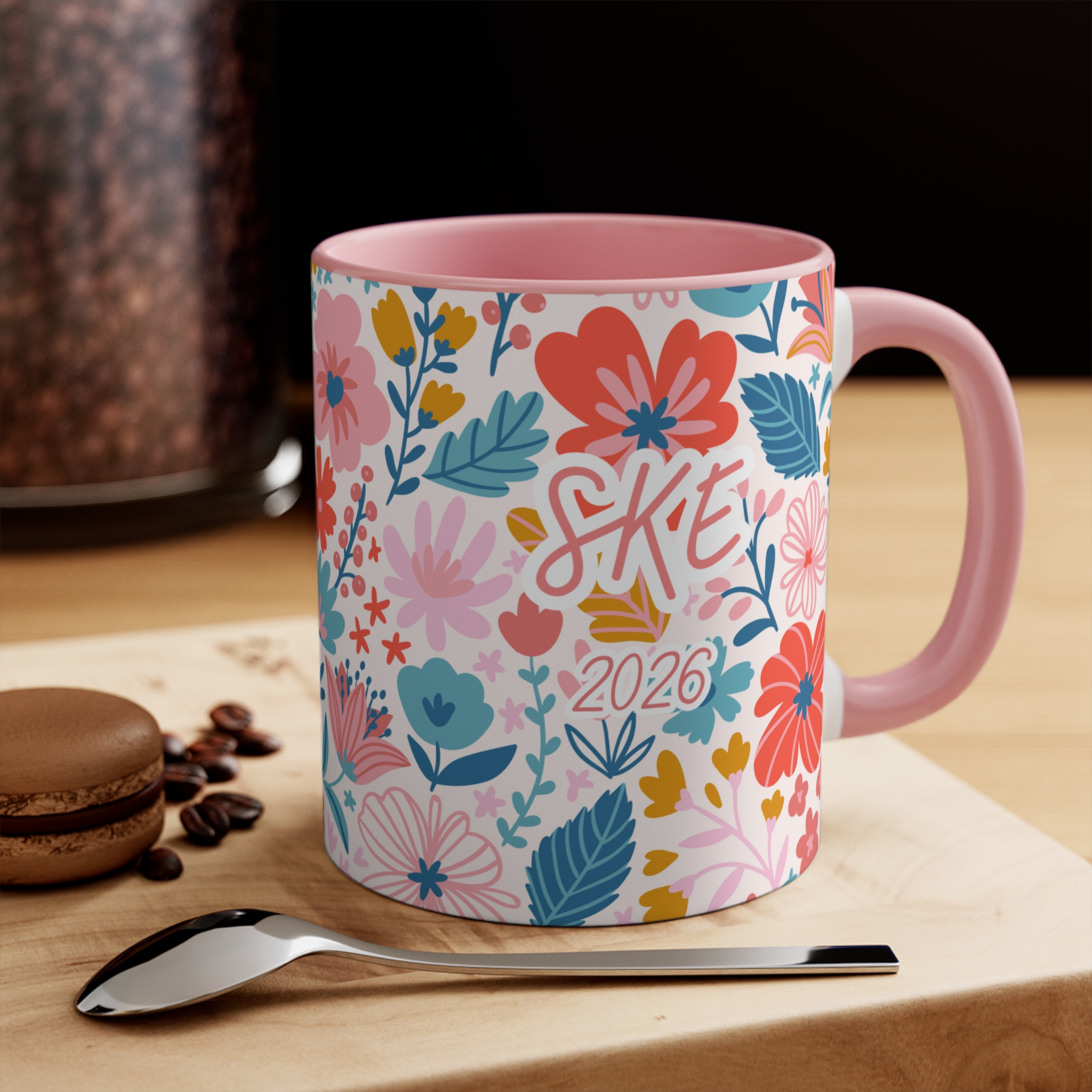 SKE, Bright Floral Mug - Image 6
