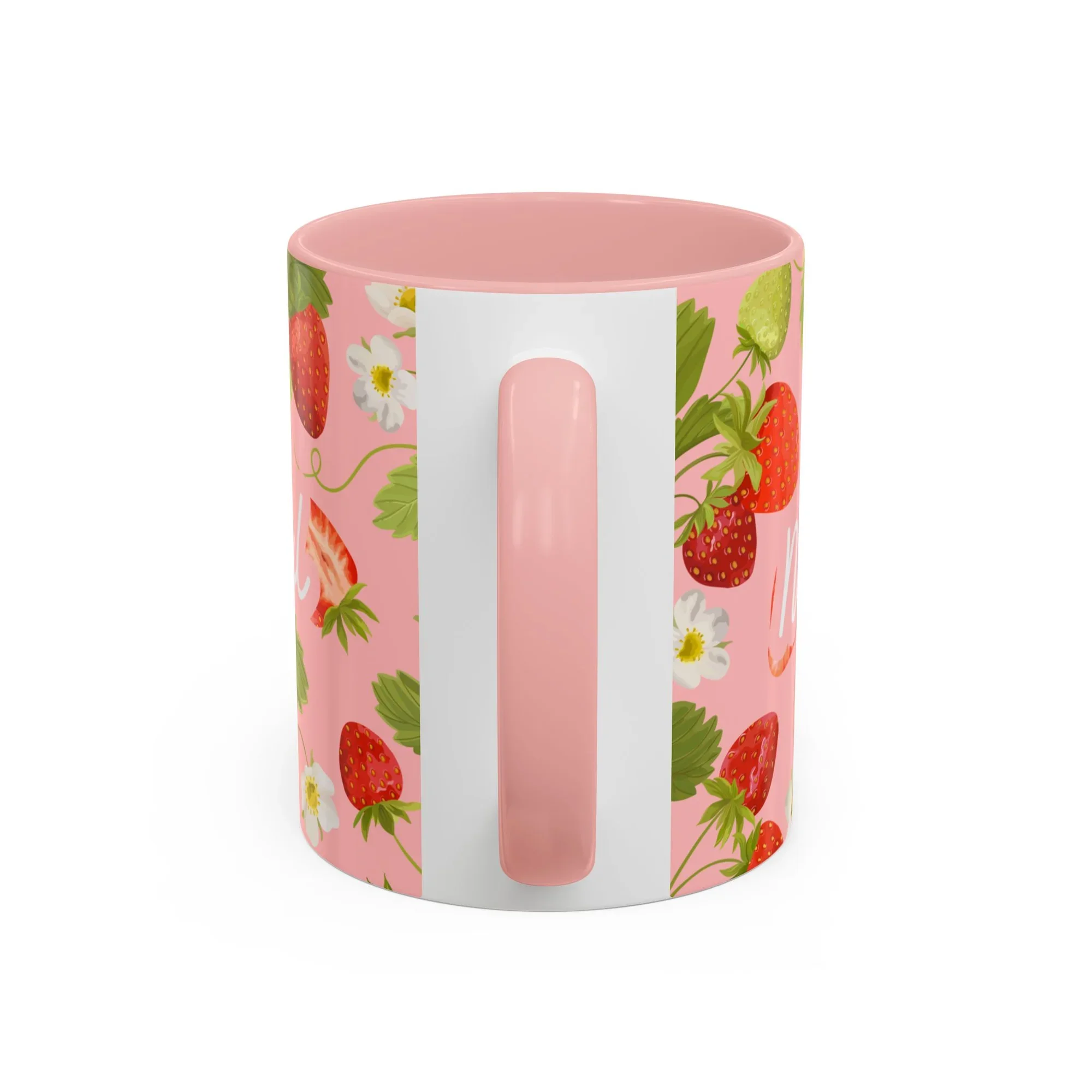 Nothing But Joyful Strawberry Pink Mug