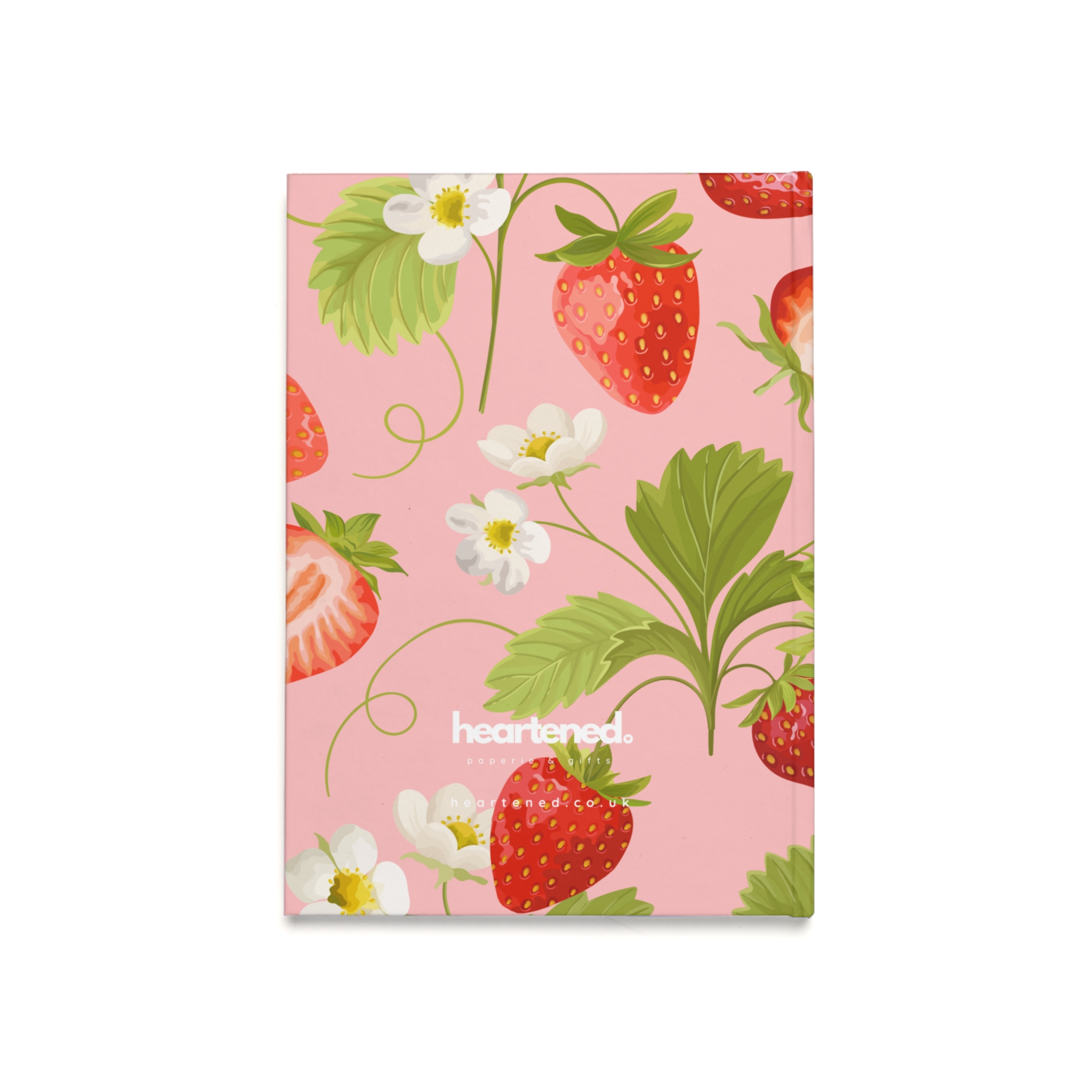 "Nothing But Joyful", Strawberry A5 Hardback Journal / Notebook - Image 2