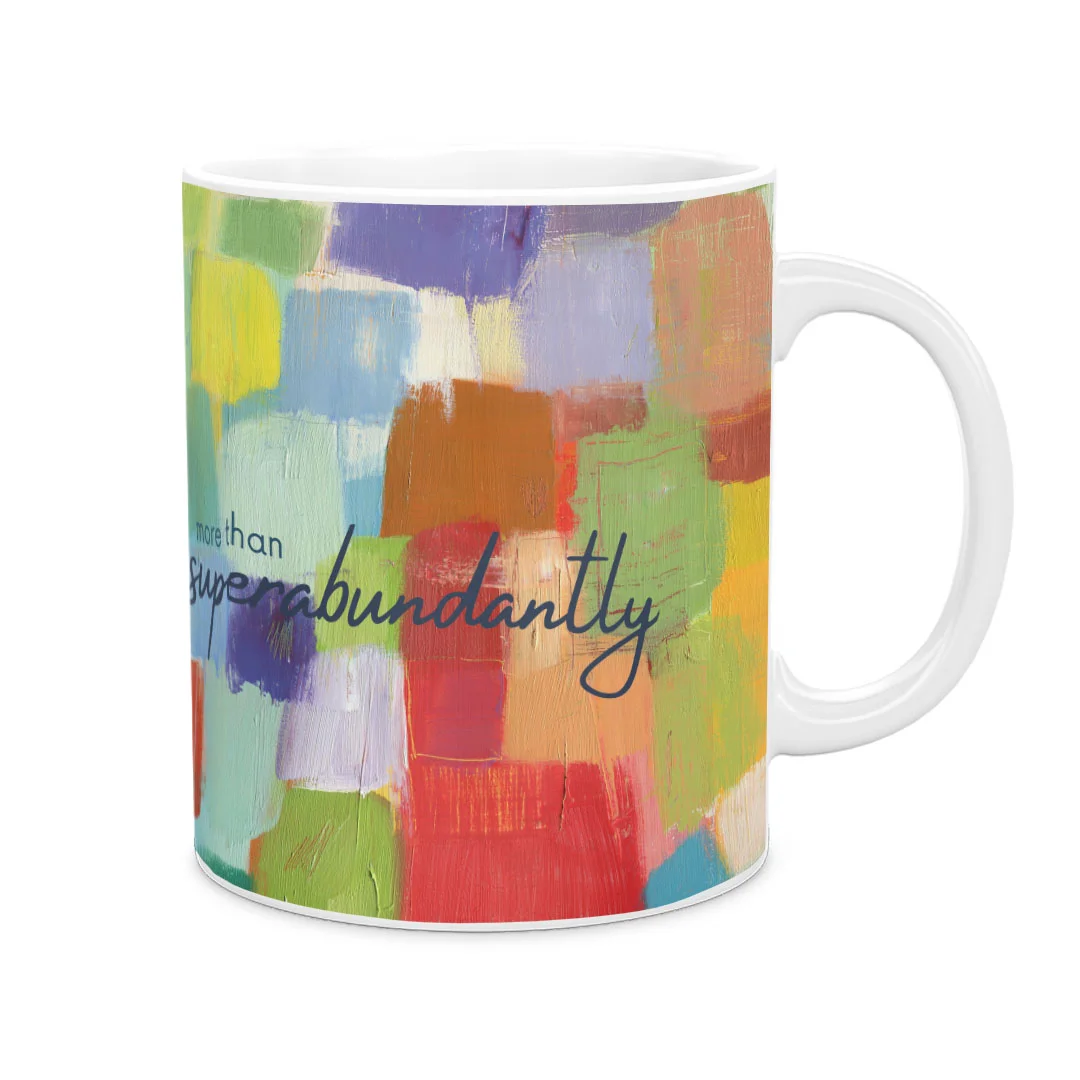 More Than Superabundantly Colourful Abstract Mug