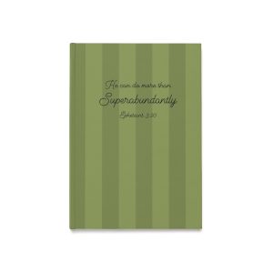 Superabundantly hardback A5 journal notebook