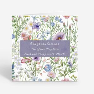 Eternal Happiness Baptism Card JW