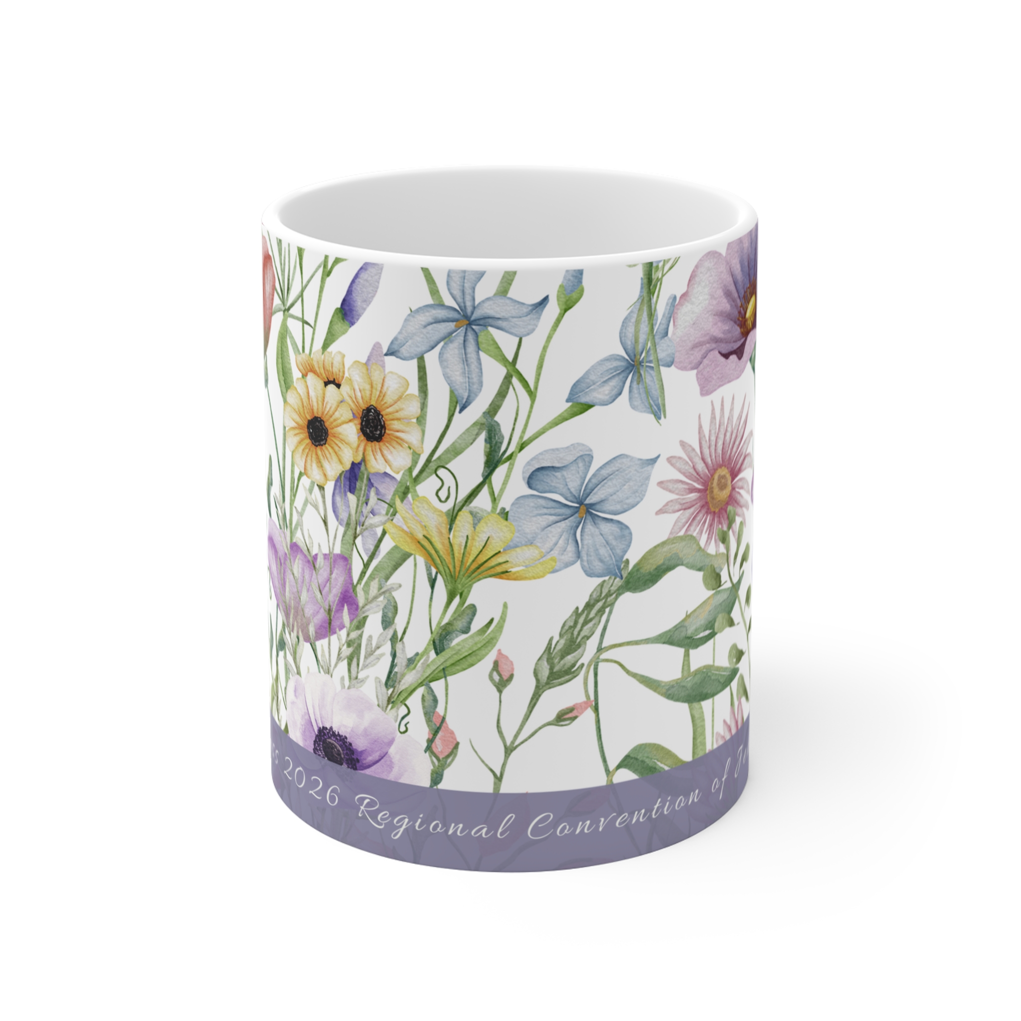 Eternal Happiness 2026 Convention Watercolour Floral Mug - Image 5
