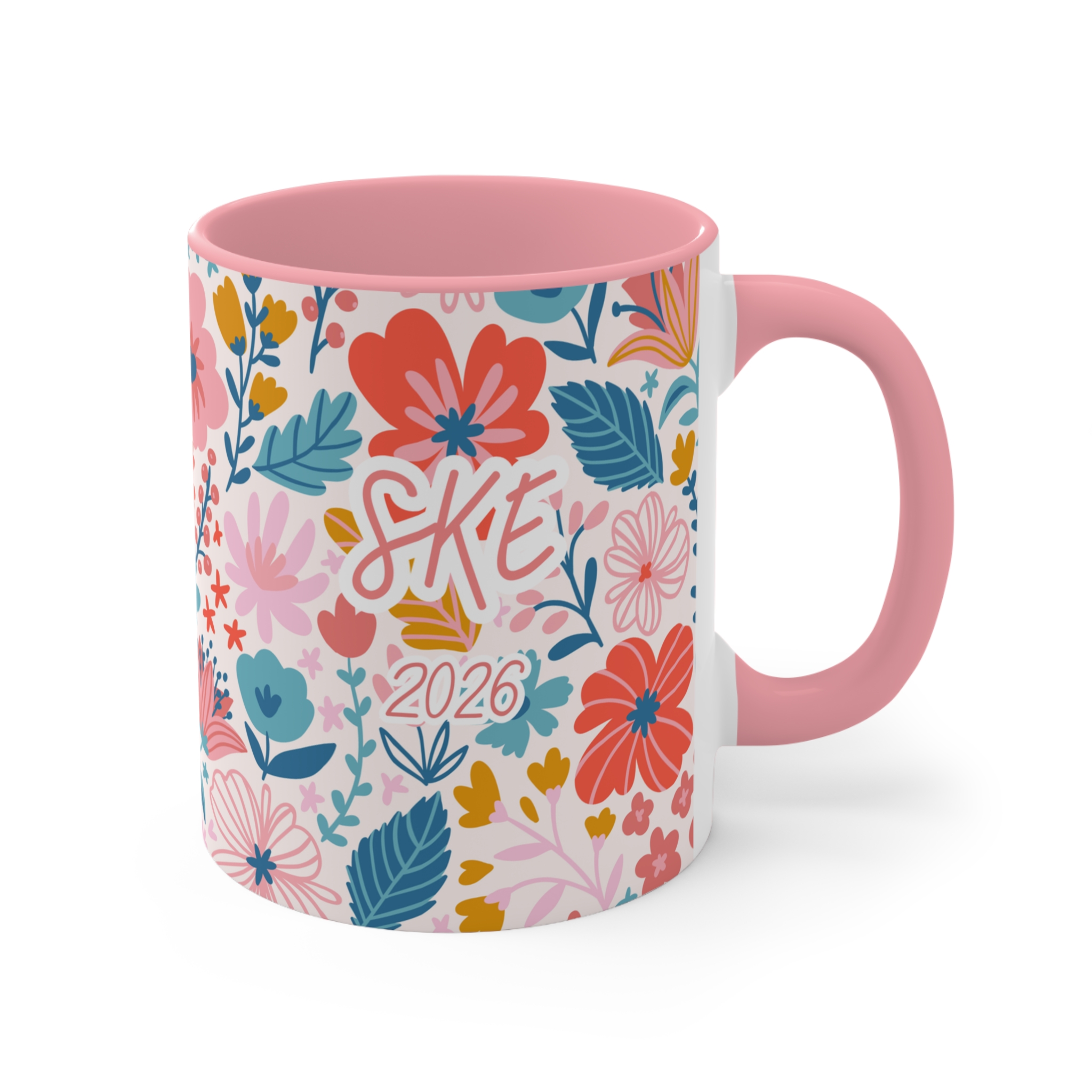 SKE, Bright Floral Mug - Image 5