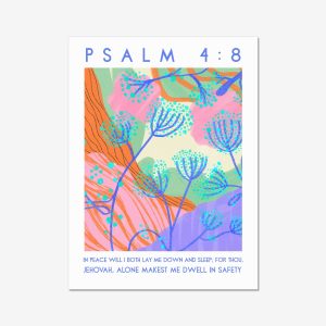Psalm 4 wall art print