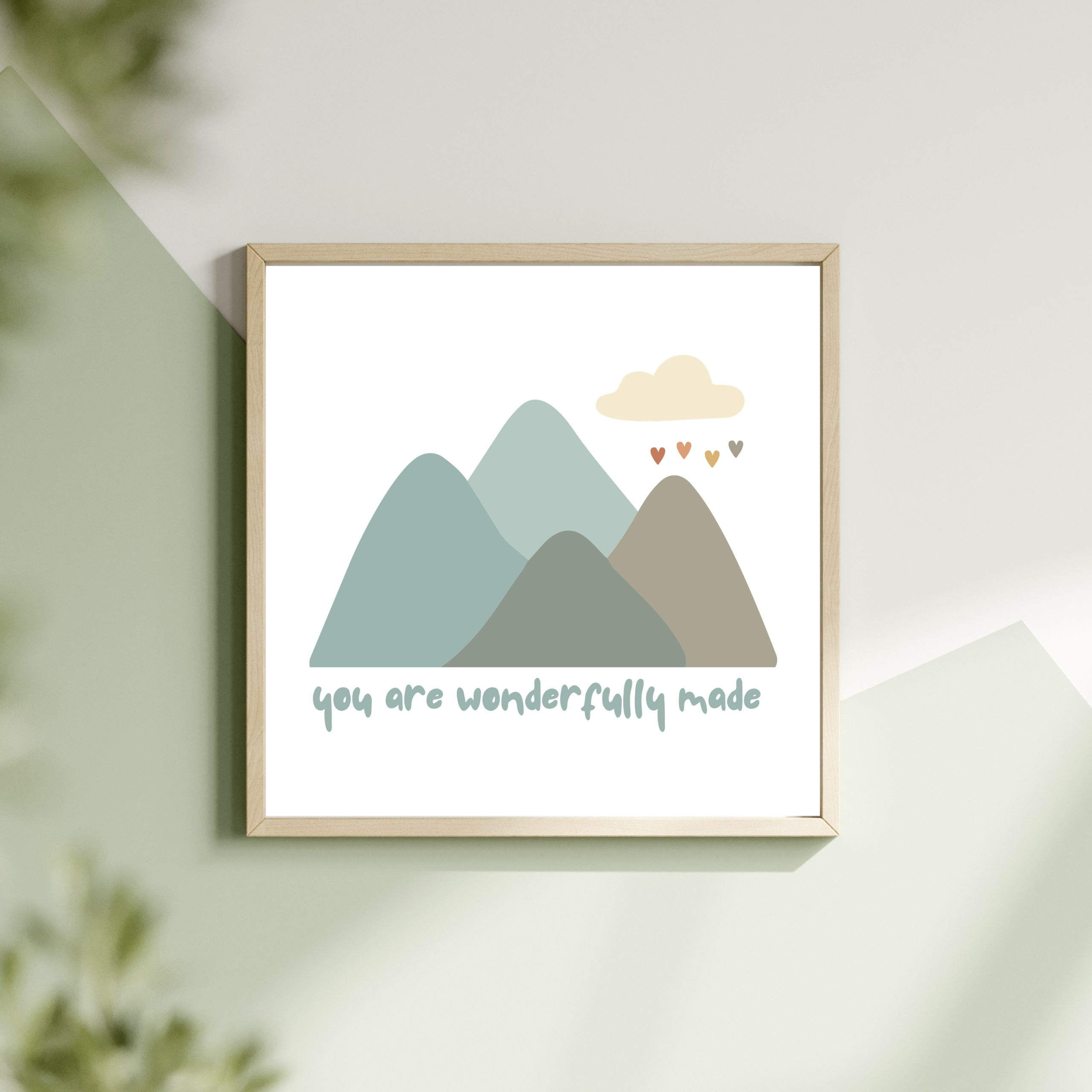 Christian Nursery Wall Art JW