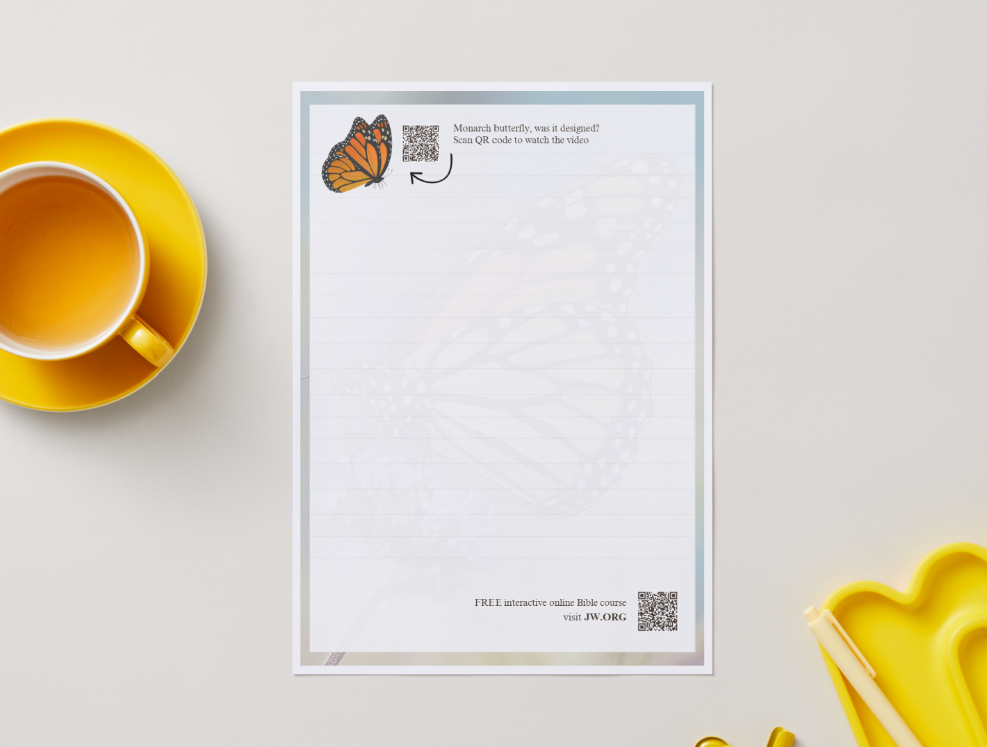 Digital Download JW Ministry Letter Writing Templante