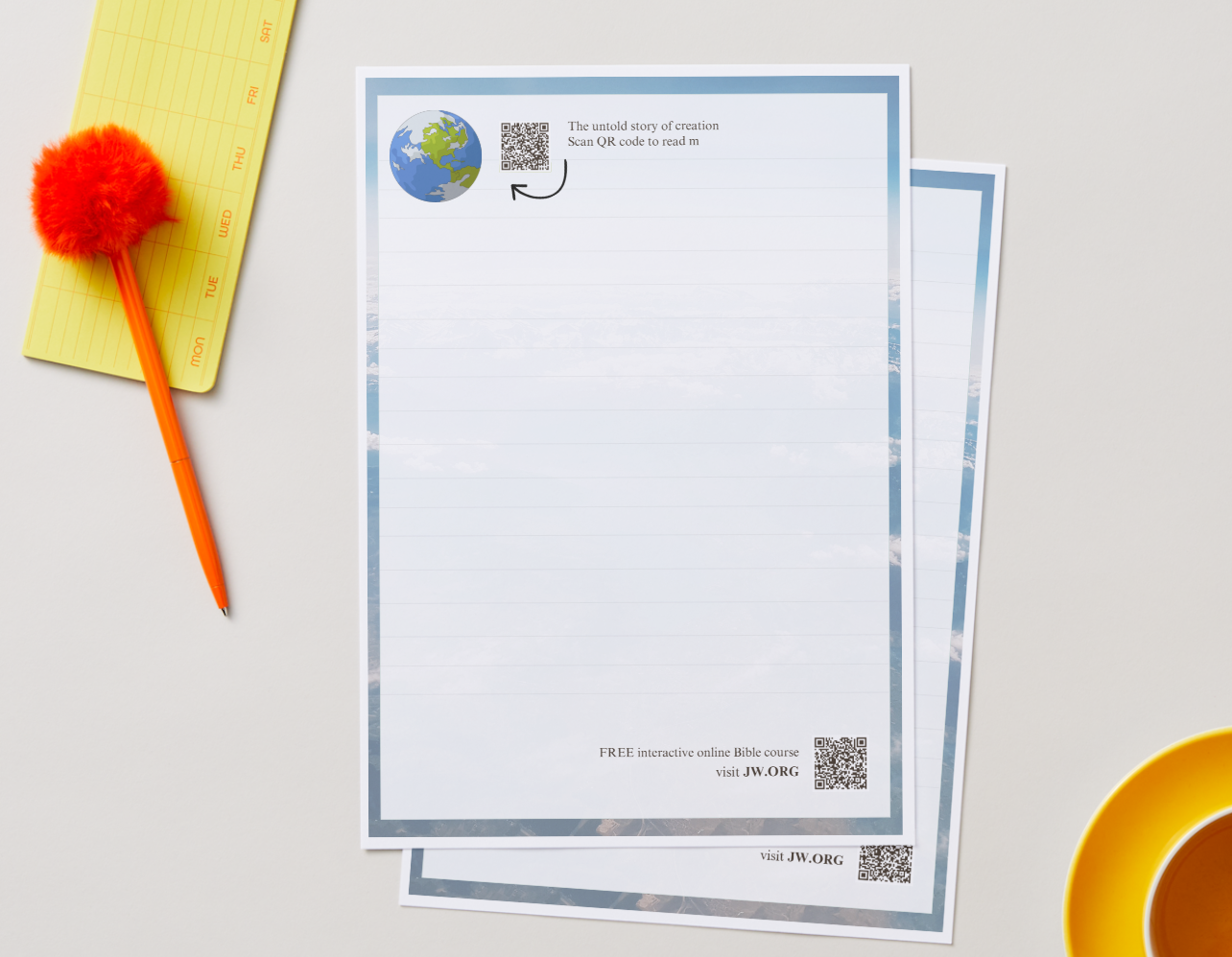 Ministry Letter Writing Templates – Science & The Bible Printable Pack (A4 PDF) - Image 2