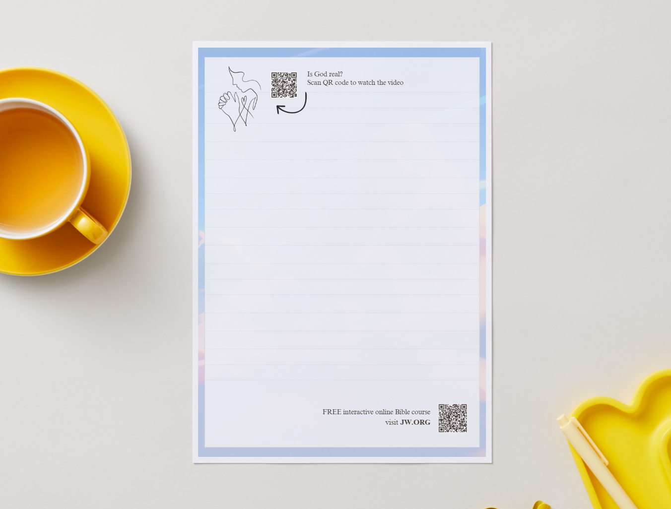 Ministry Letter Writing Templates – God & The Bible Printable Pack (A4 PDF) - Image 2
