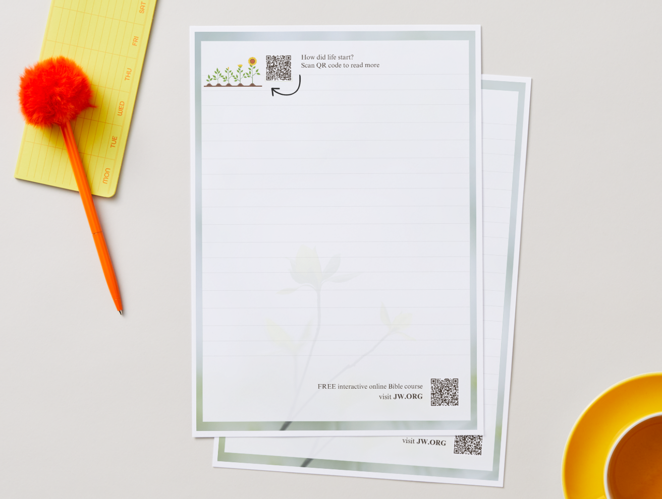 Ministry Letter Writing Templates – Science & The Bible Printable Pack (A4 PDF) - Image 4